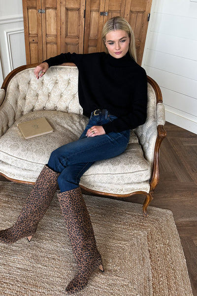 Frankie Pull On Boot - Leopard - Emerson Fry