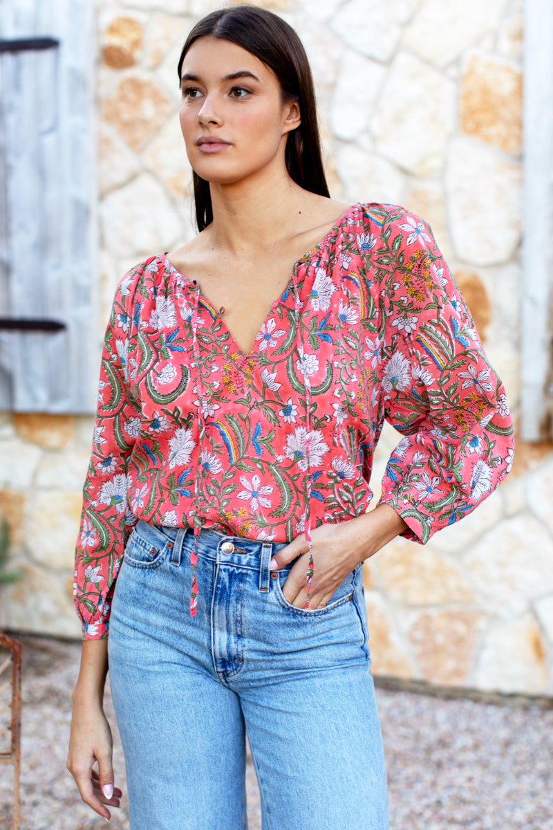 Lucy Blouse - Chelsey Floral Organic