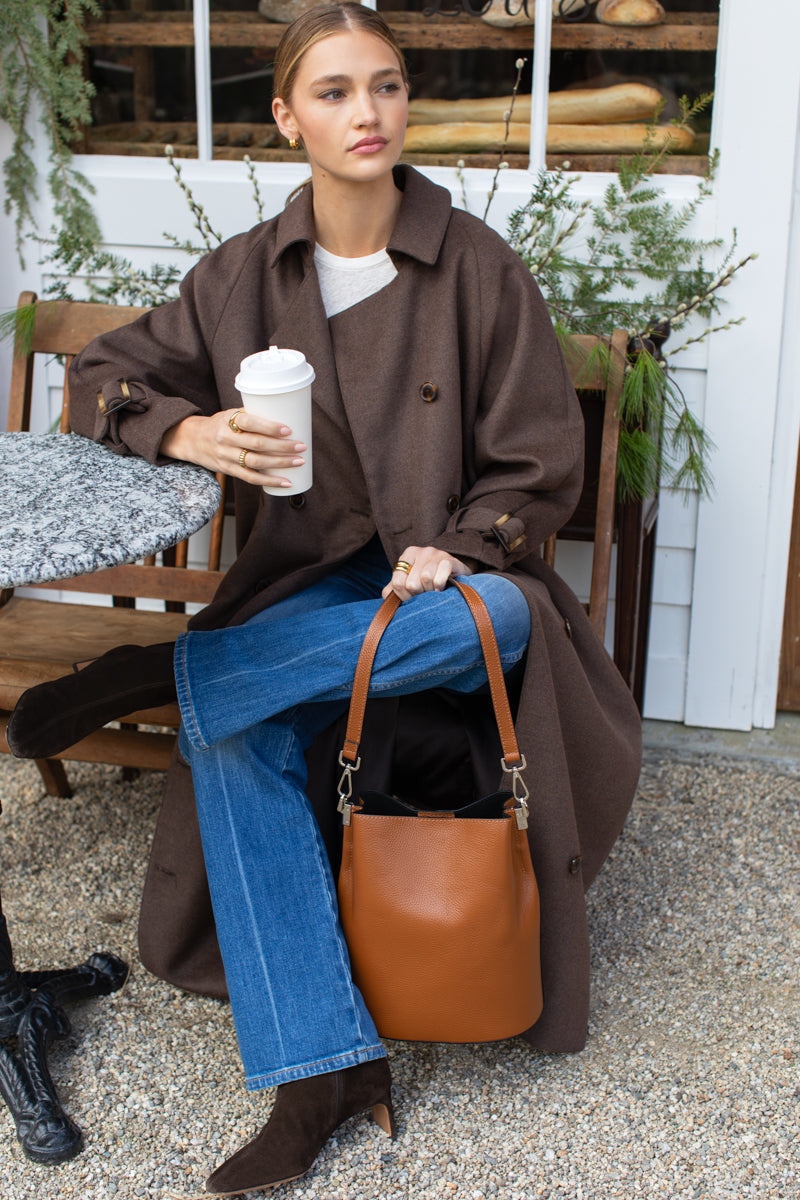 All Season Layering Coat - Bitter Chocolate