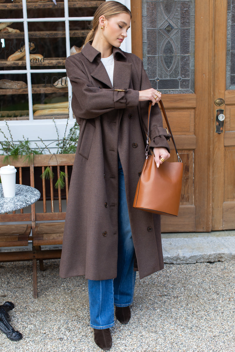 All Season Layering Coat - Bitter Chocolate