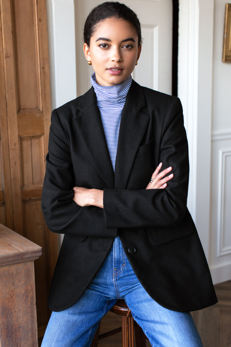 Atelier Blazer - Onyx Wool
