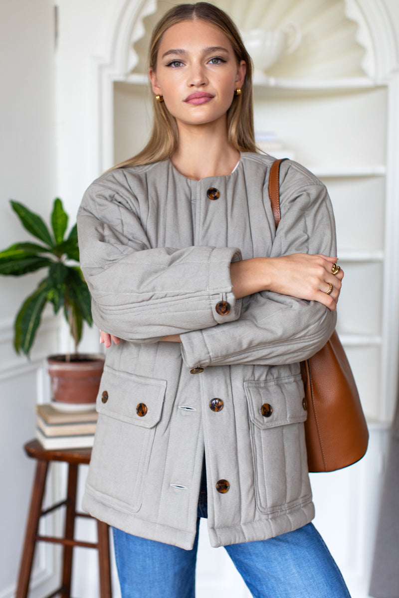 Camp Coat Short - Winter Twig Organic
