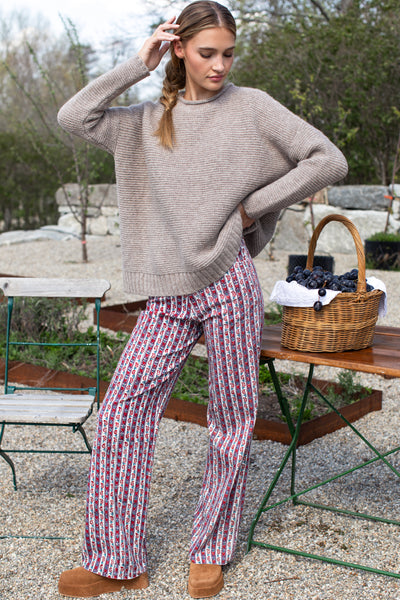 Everyday Pant - Vintage Floral Stripe - Emerson Fry