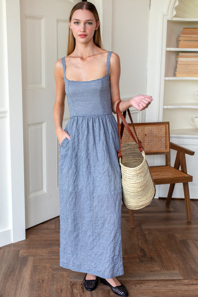 ワンピース organiczooBlueberry Gingham Gather Dress LAST ONE】Blueberry Gingham Gather Dress – Engels Zimmer