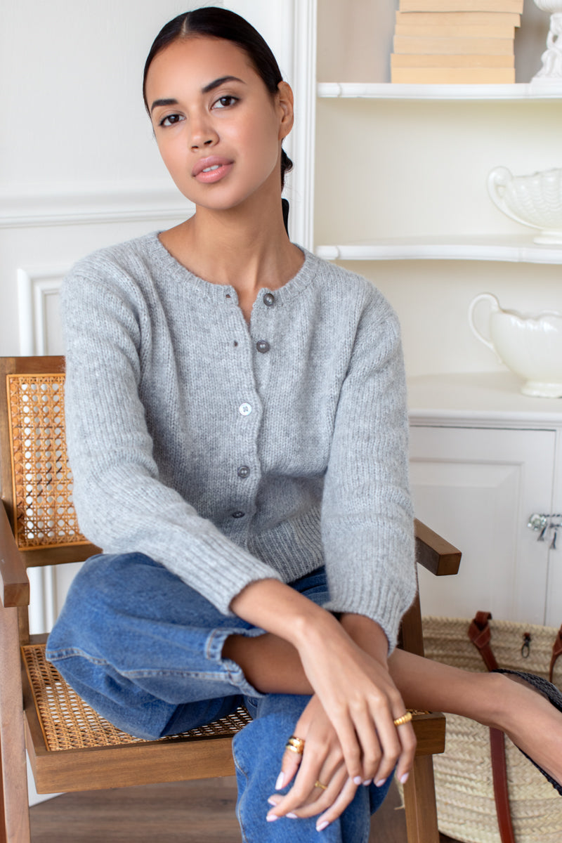 Little Atelier Cardigan - Heather Grey