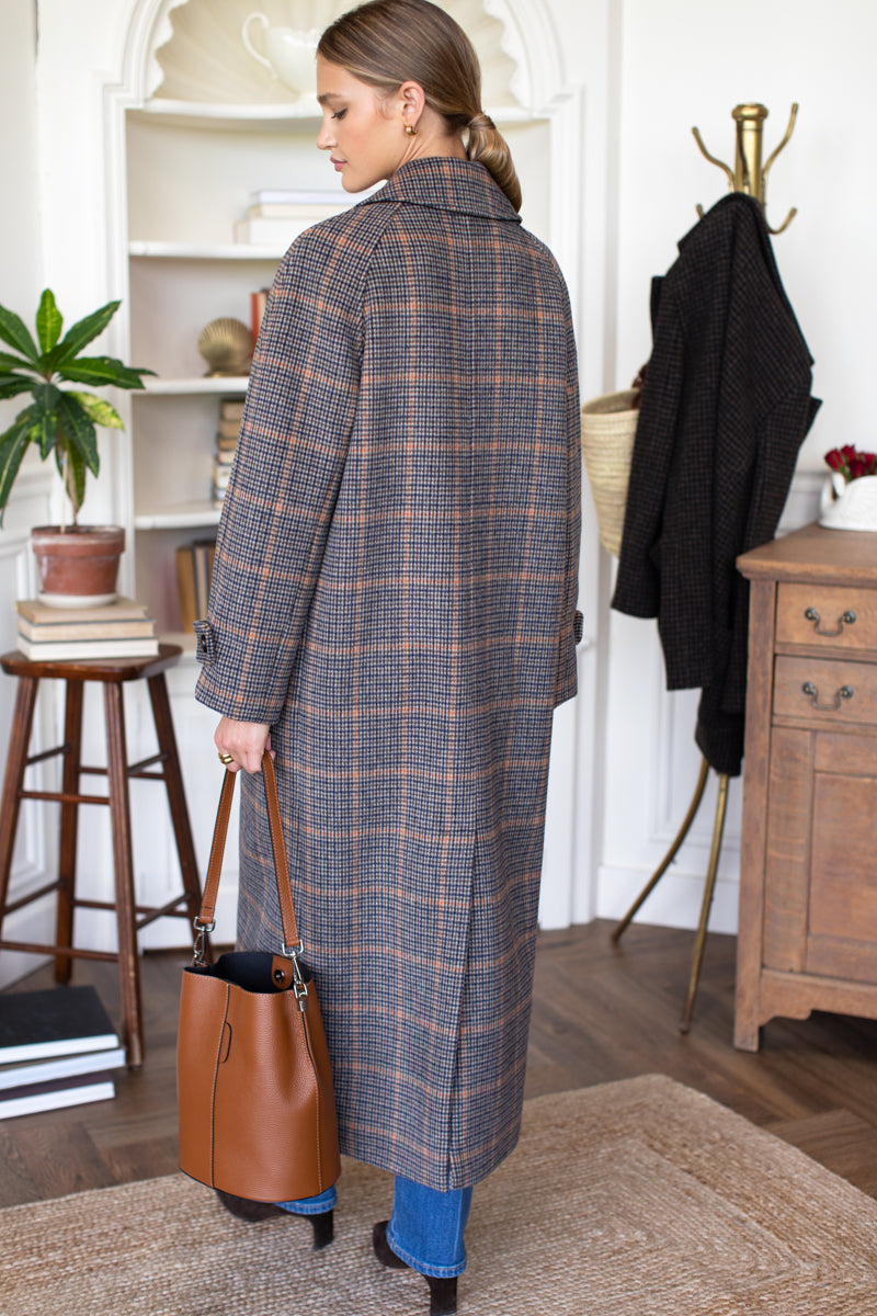 Maxi Overcoat - Vienna Plaid