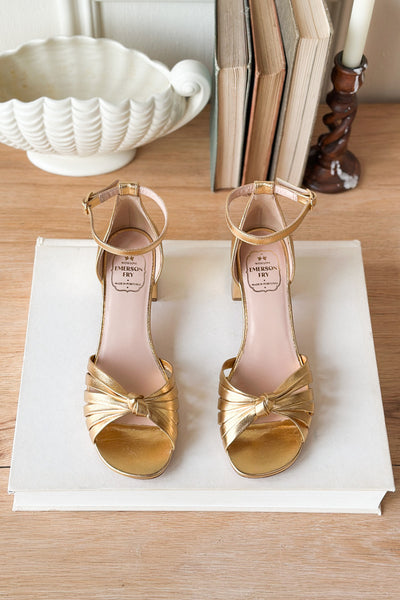 1930s Sandal - Gold - Emerson Fry