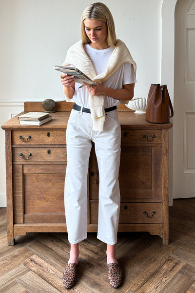 The Barrel Jean - Antique White - Emerson Fry