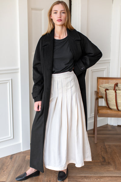 Her Lip To Plested Chiffon Long Skirt Size M From Japan
