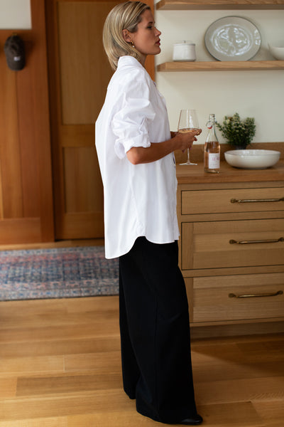 Atelier Pleated Pant 2 - Black Swan - Emerson Fry