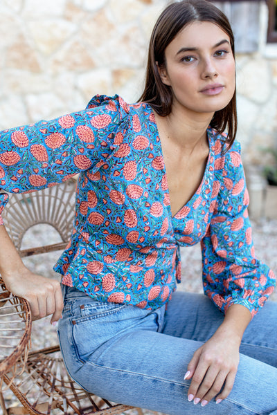 Bishop Frill Top - Chateau Flower - Emerson Fry