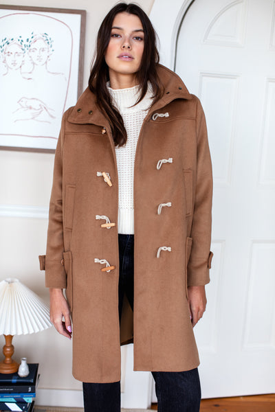 Camille Coat - Camel Wool Cashmere