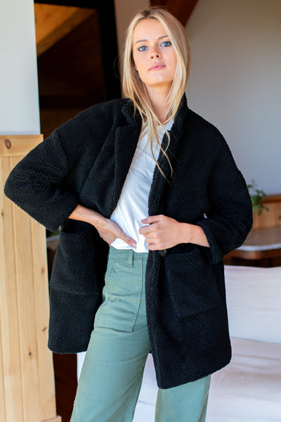 EmersonFryCarCoatBlackSherpa-