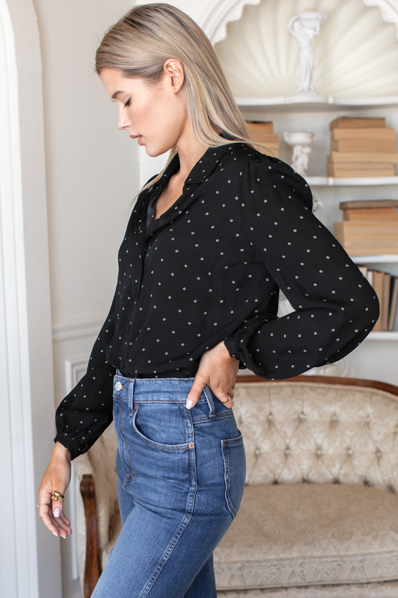 Frankie Blouse - Black Swan Diamonds
