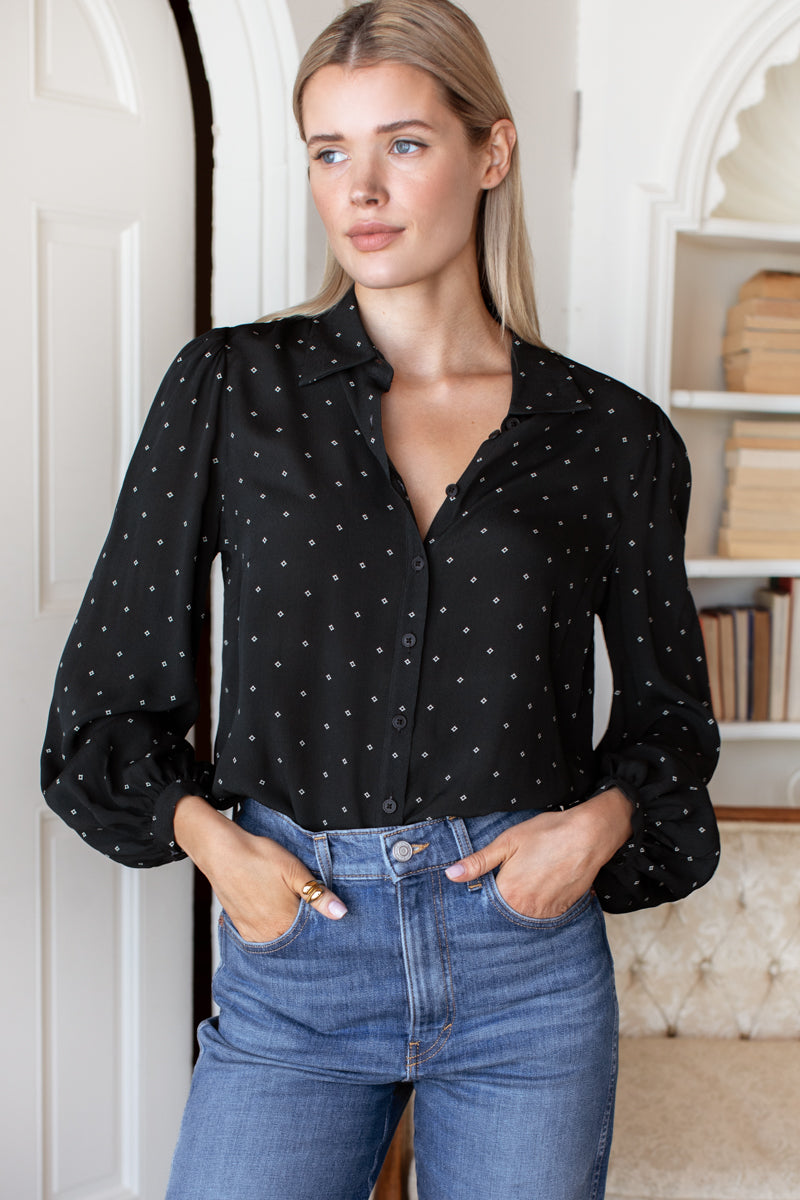 Frankie Blouse - Black Swan Diamonds