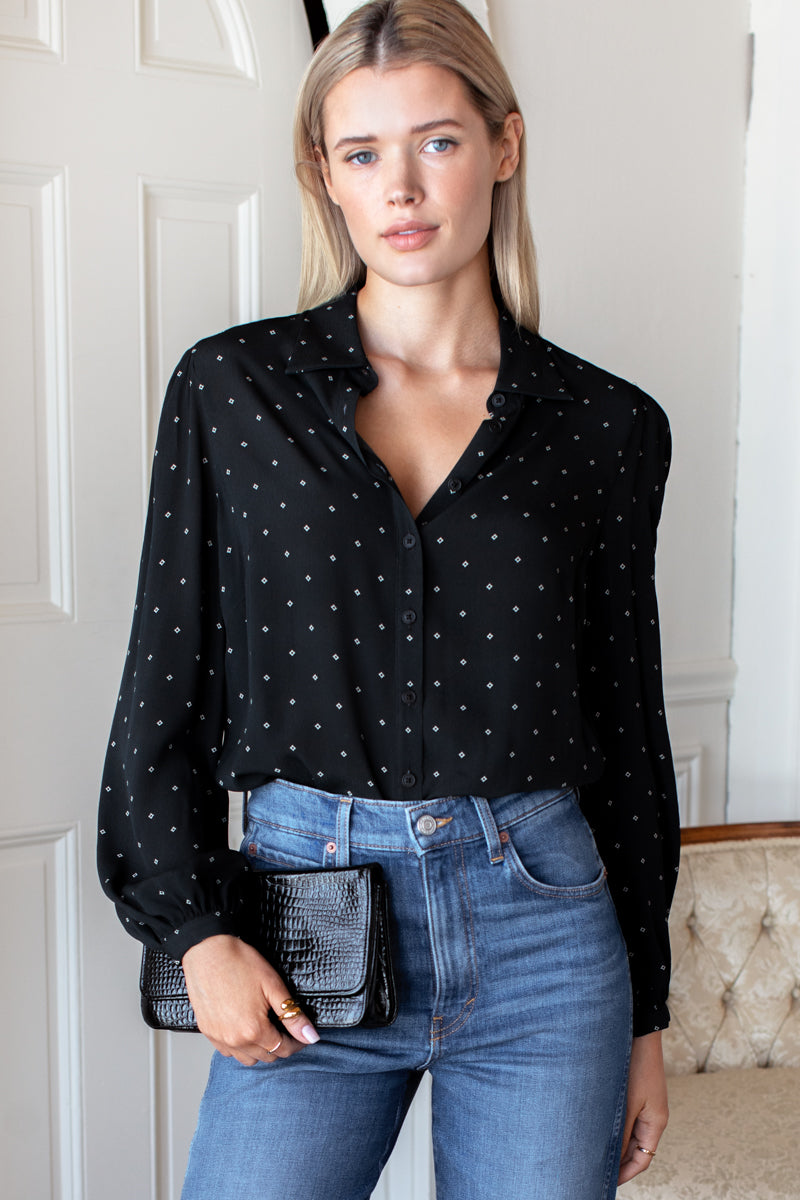 Frankie Blouse - Black Swan Diamonds