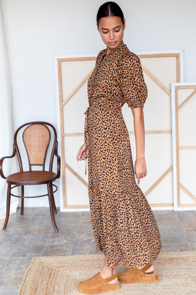 Lucy Dress - Vintage Leopard Organic - Emerson Fry