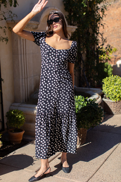herlipto Lyon Polka-Dot LongDress - メルカリ