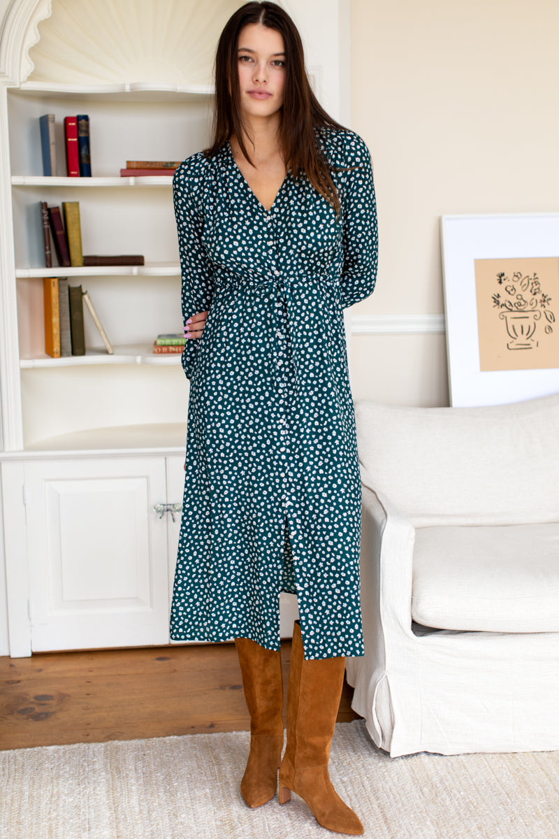 May Dress - Marguerite Daisy Forest