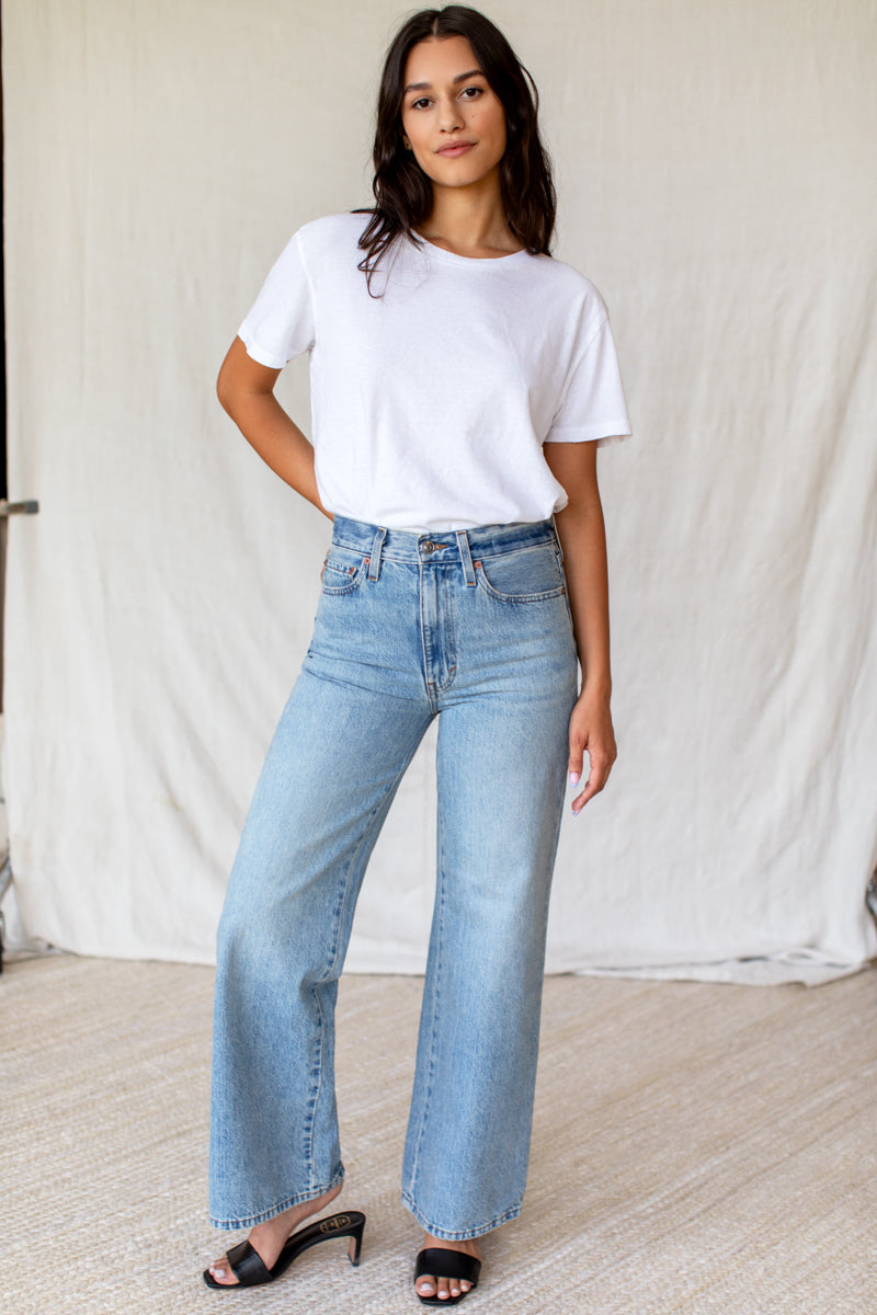 Perfect Wide Leg - Washed Indigo