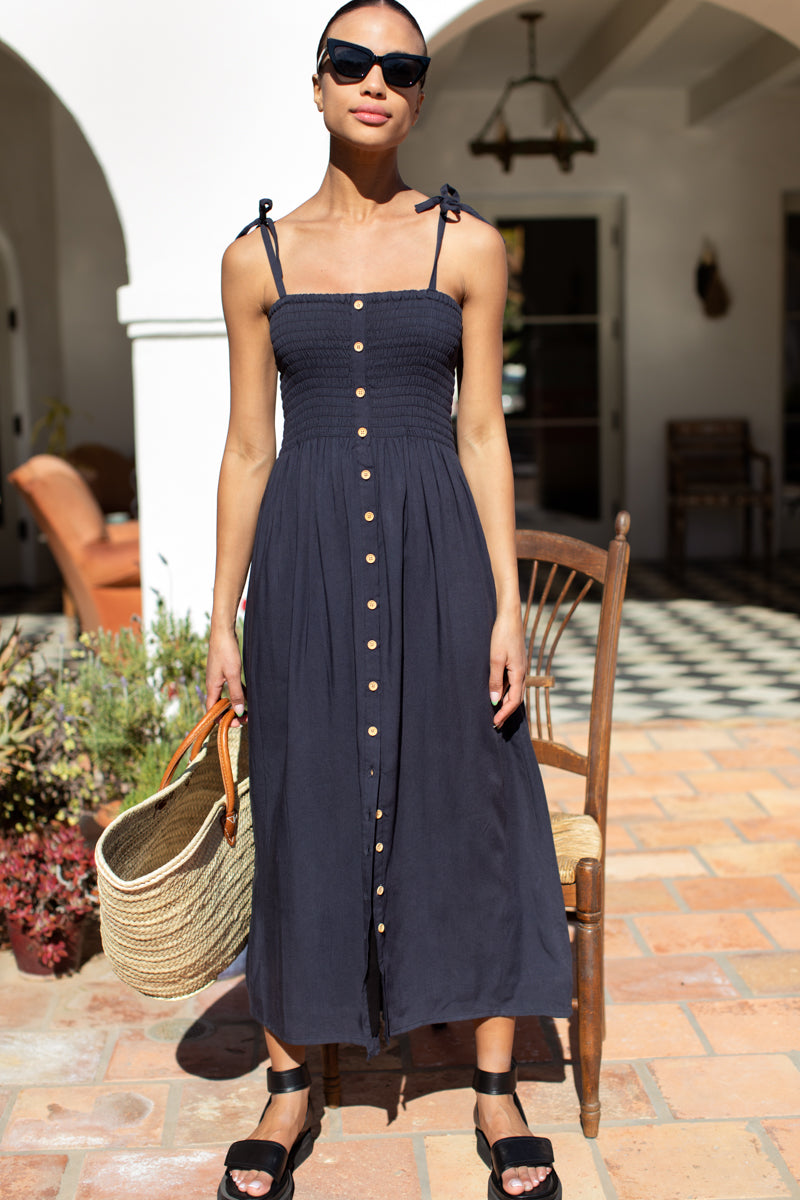 Santiago Sundress - Midnight