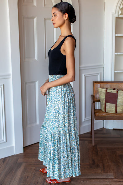 ★TREEMINGBIRD★ Soft Shirring Skirt SHOP - - TREEMINGBIRD