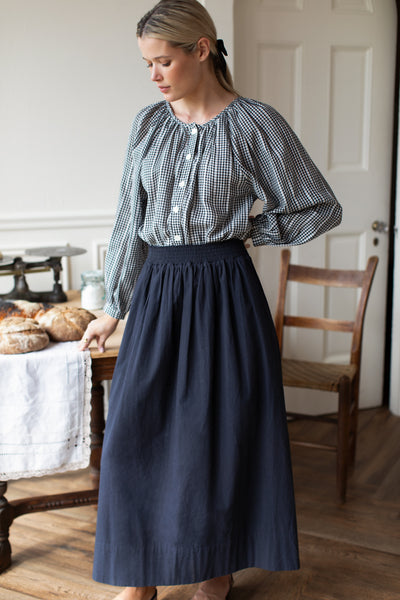 Wide Hem Skirt - Midnight - Emerson Fry