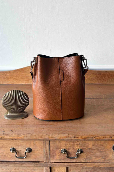Italian Bucket Bag - Camel - Emerson Fry