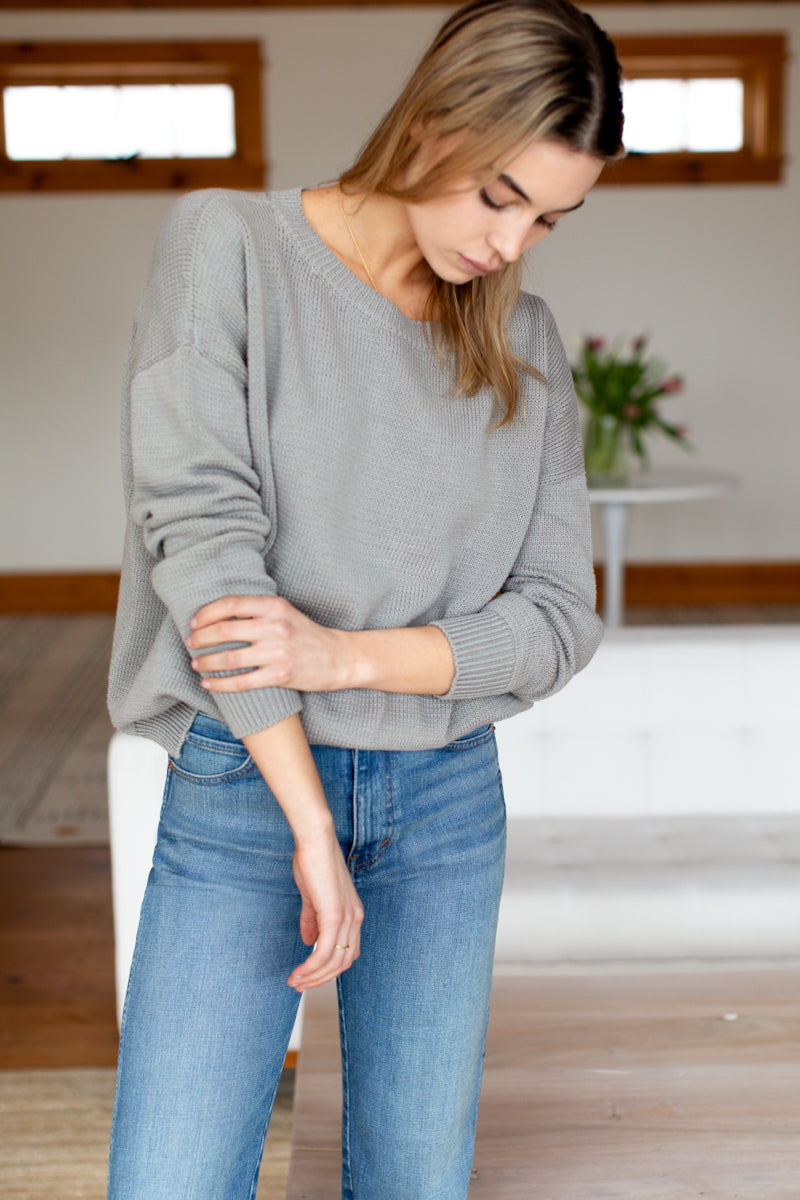 Carolyn Sweater - Stone Organic