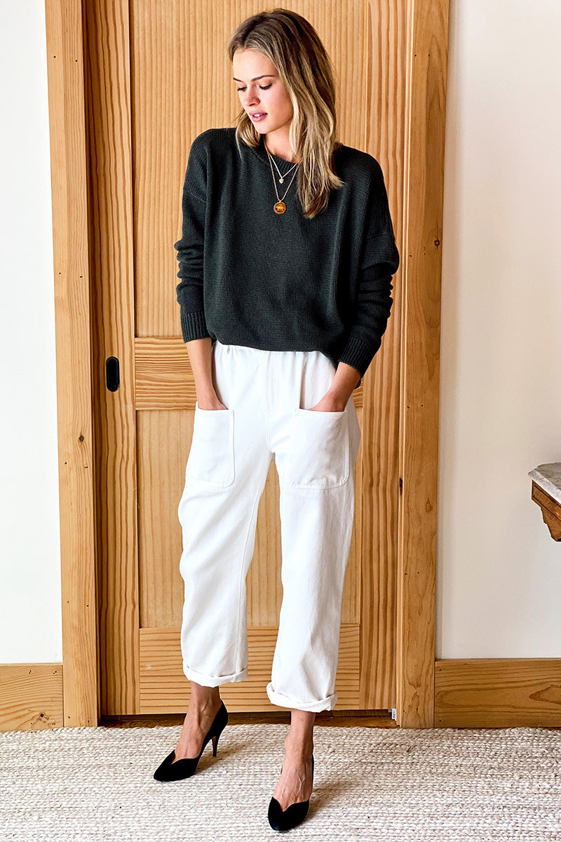 Orchard Pant - Ivory Hemp Organic