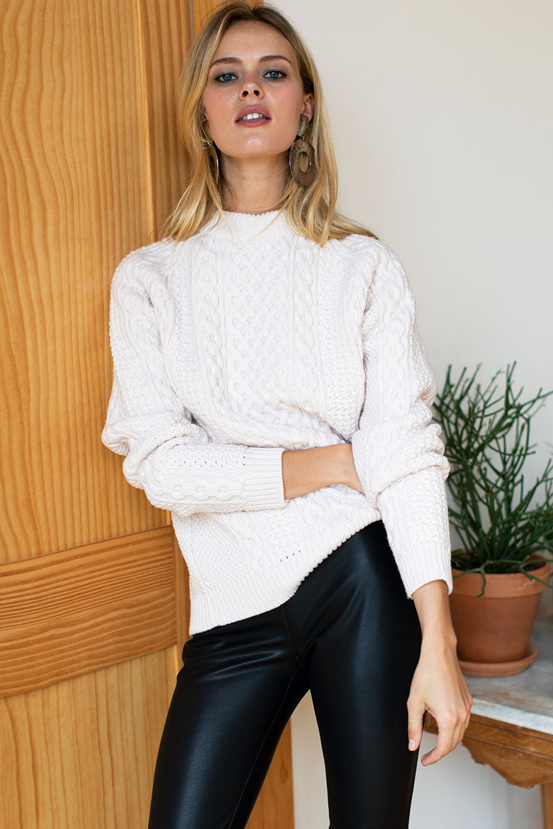 Vegan Leather Legging - Black