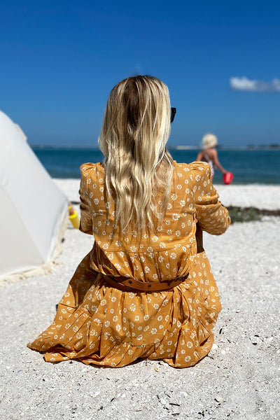 Layla Dress Daisy Honey Organic