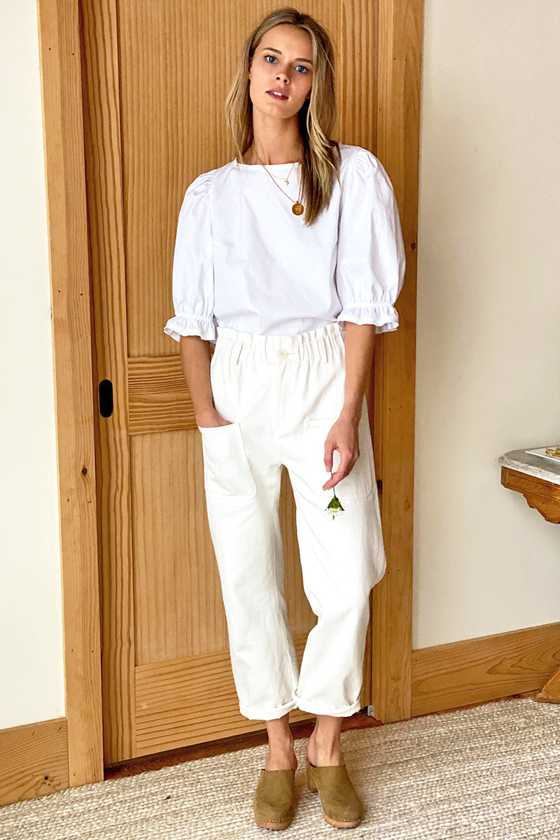 Orchard Pant - Ivory Hemp Organic