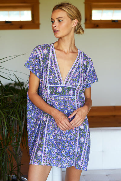 Francina Tunic - Iris Wildflower - Emerson Fry