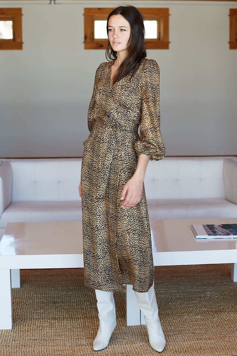 Juliette Dress Midi - Little Cheetah