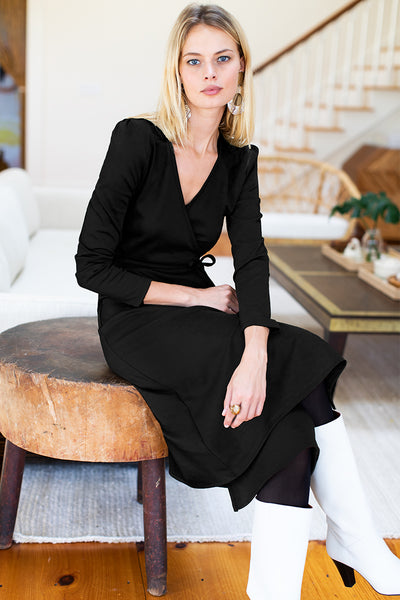 ballet black dress Ballet Dress - Black Ponte