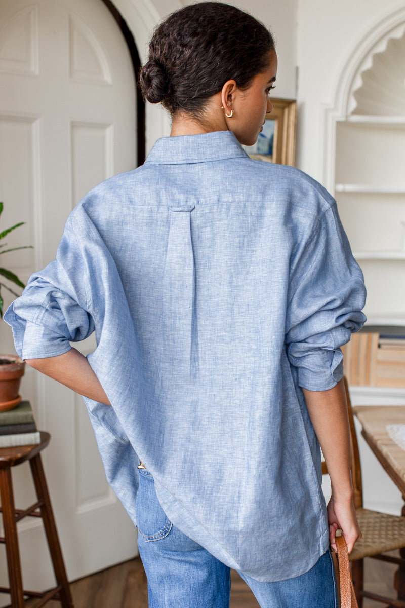 Ryan Shirt - Chambray Linen