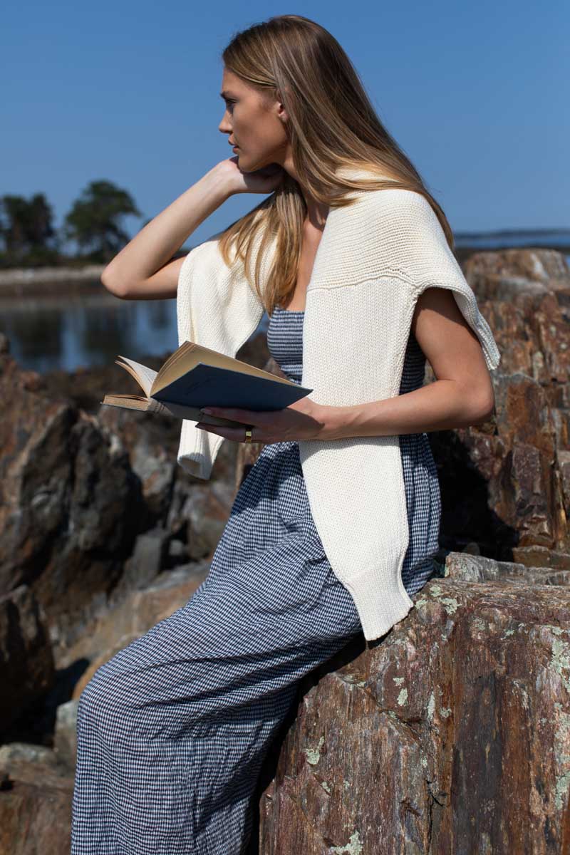 Cozy Cotton Sweater - Ivory Organic