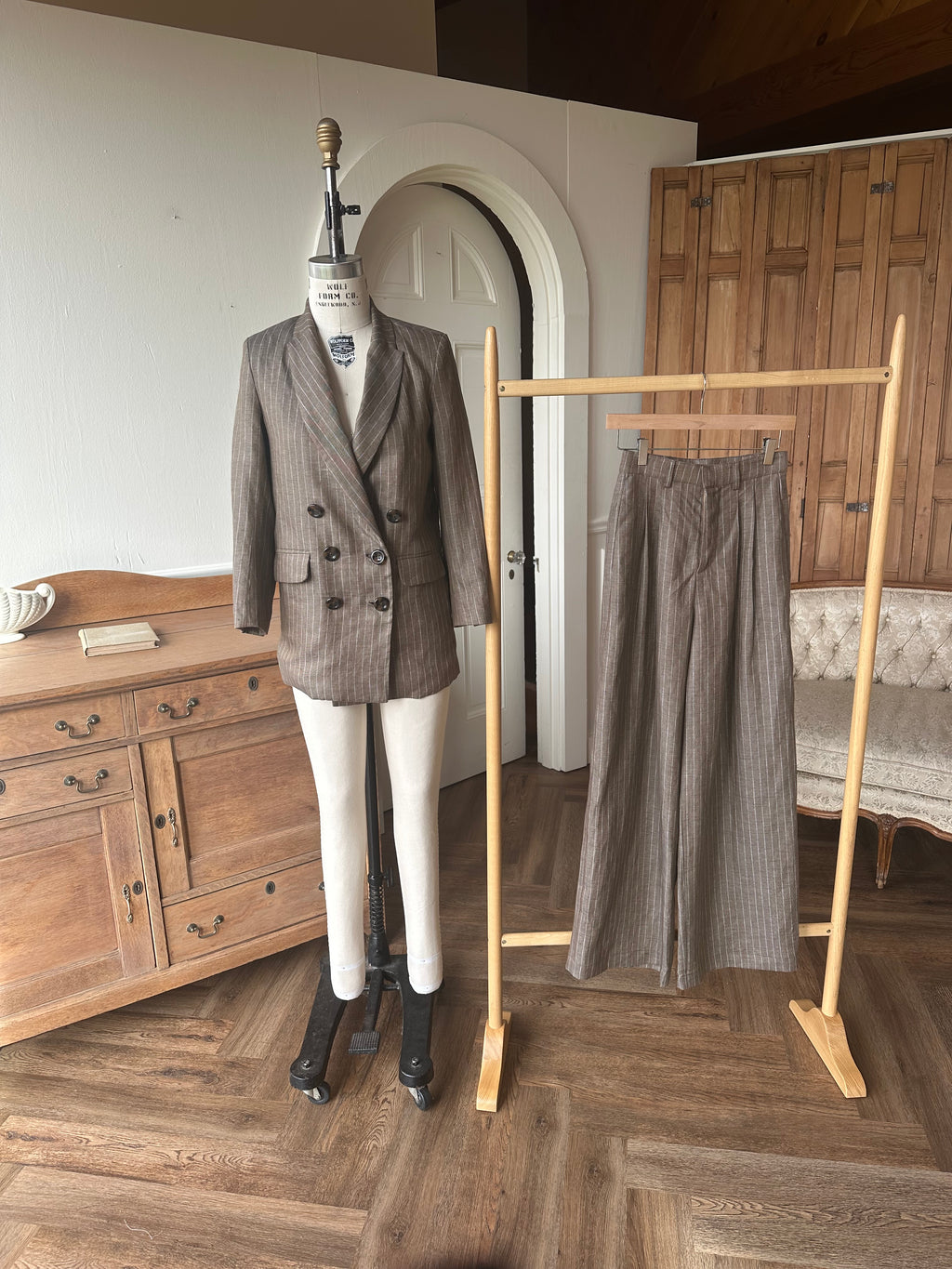 Lee Jacket - Truffle Stripe