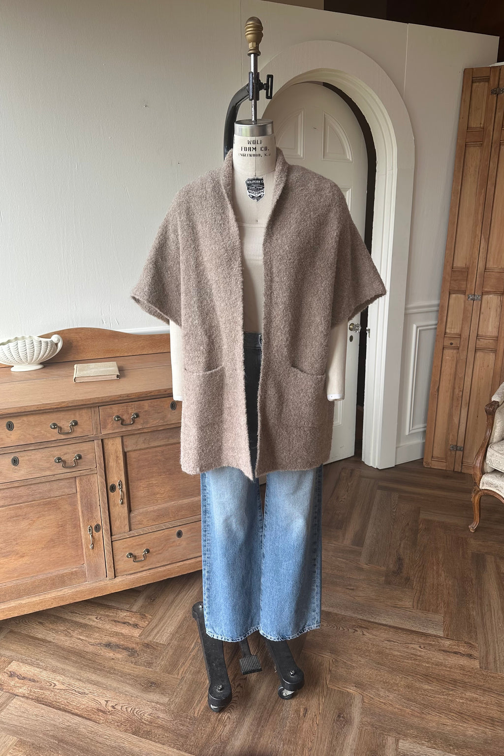 Layering Sweater - Light Topaz