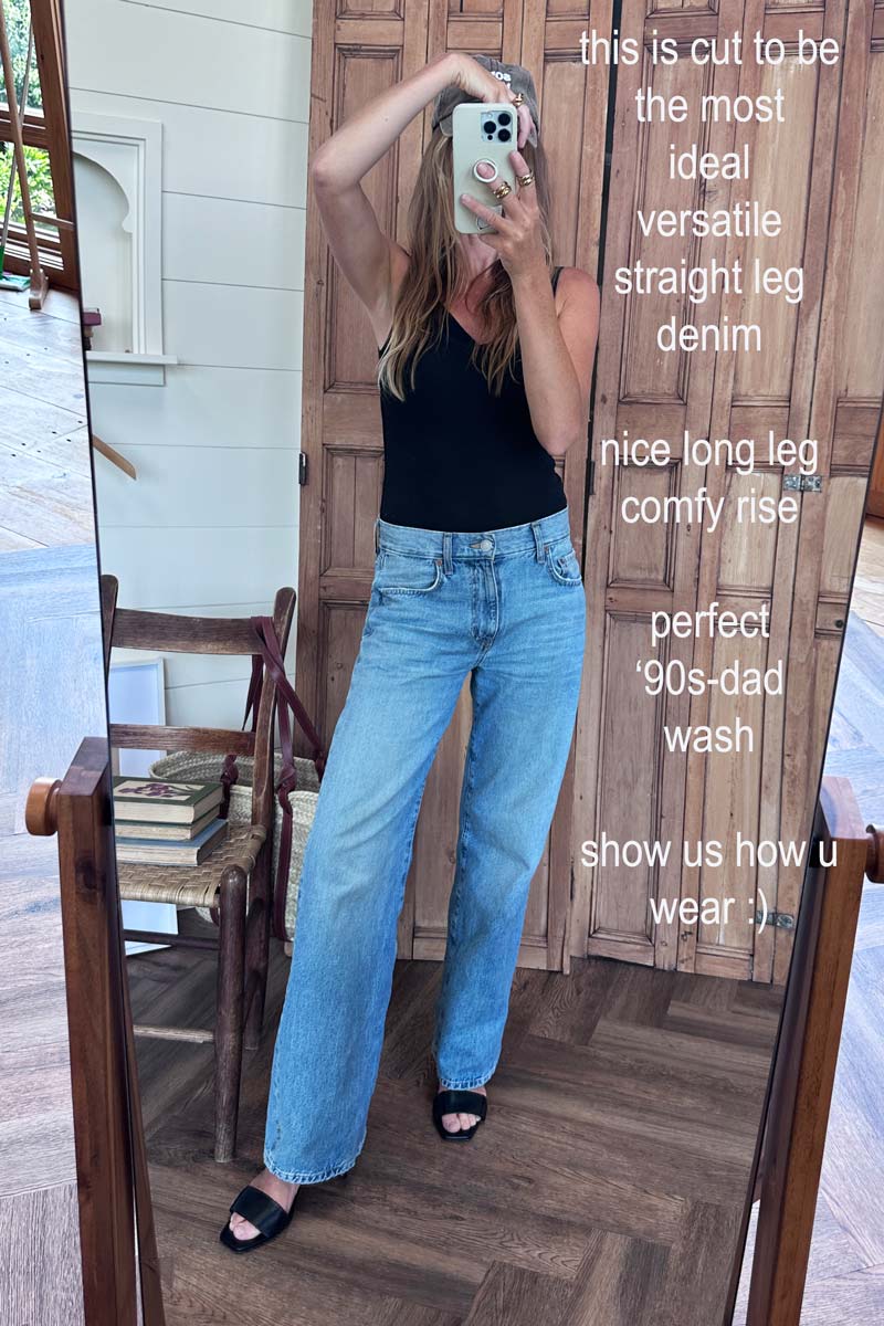 Relaxed Straight Leg - Vintage Indigo