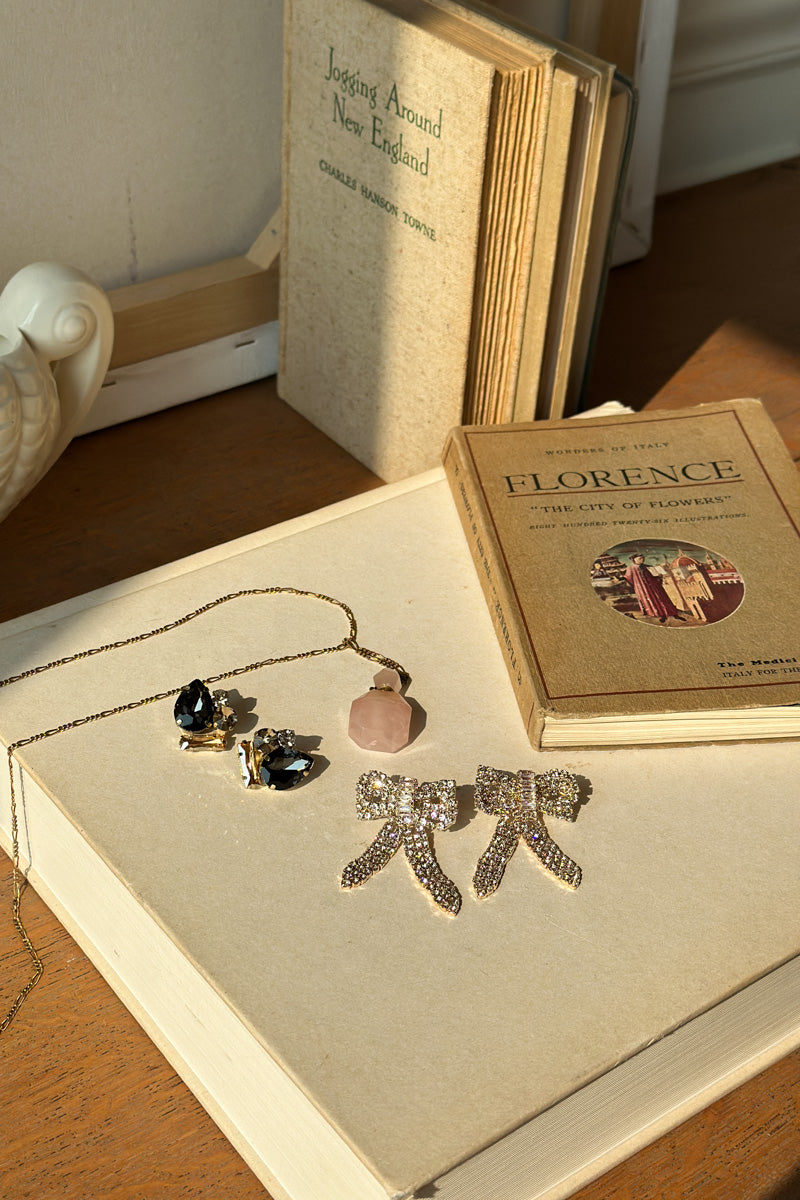 Rhinestone Vintage Bows