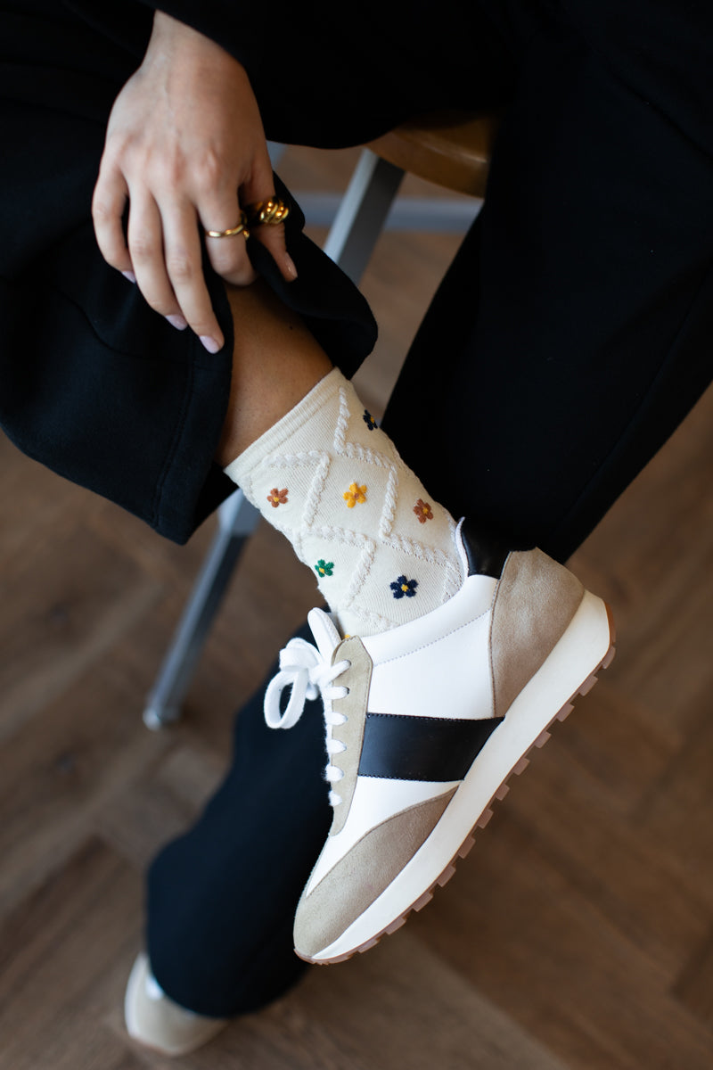 Floral Cotton Socks