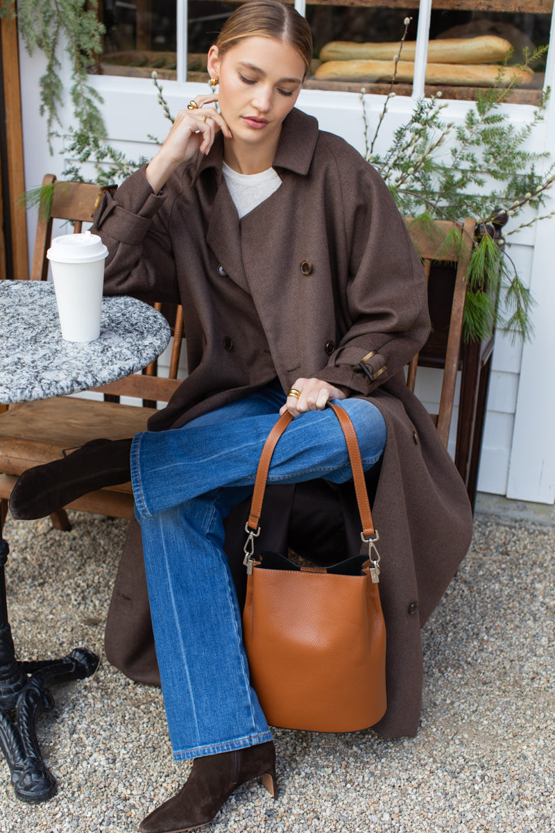 All Season Layering Coat - Bitter Chocolate