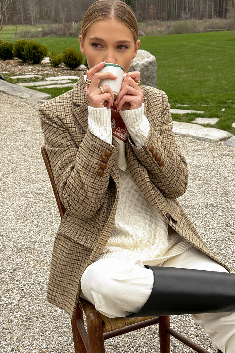 Atelier Blazer - Butterscotch Plaid