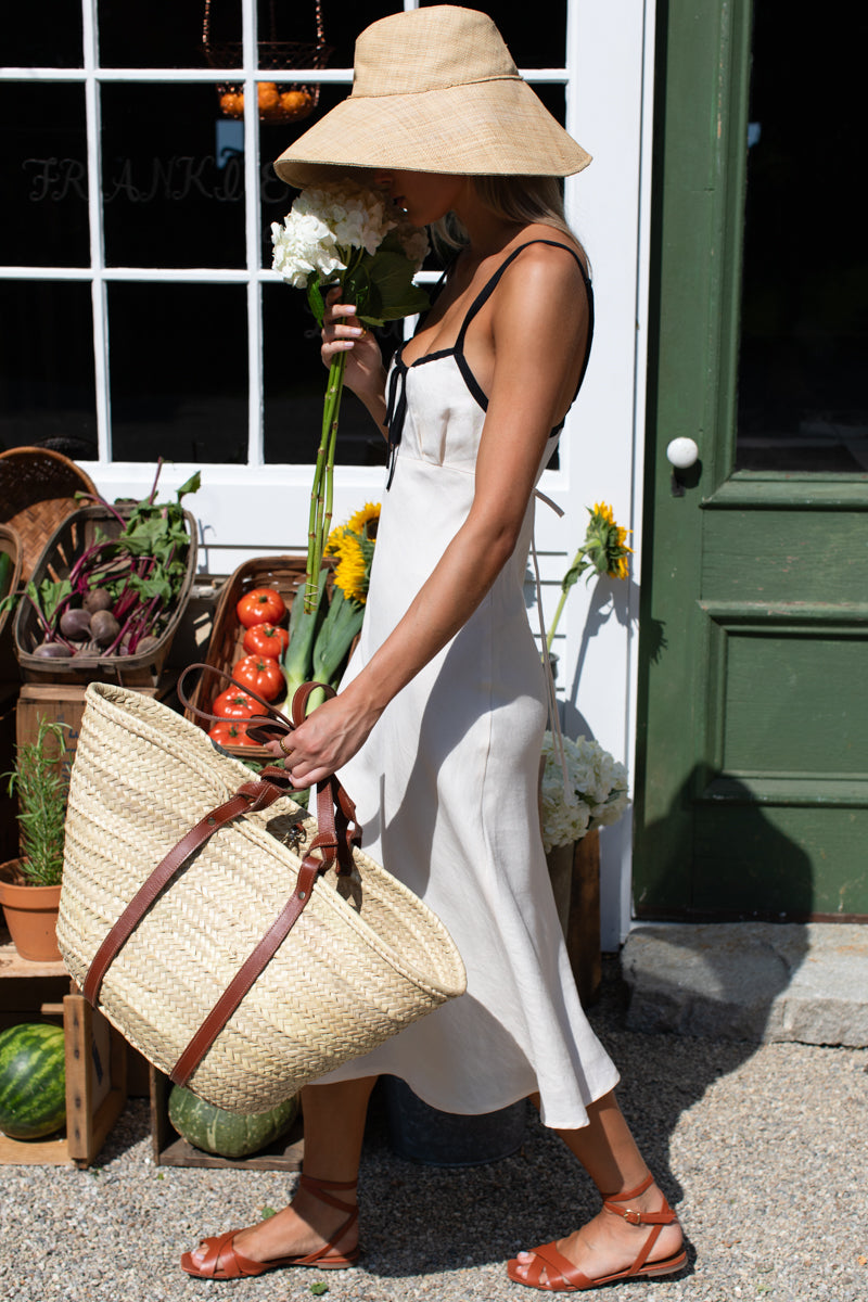Amy Bias Sundress - Arctic Wolf Colorblock