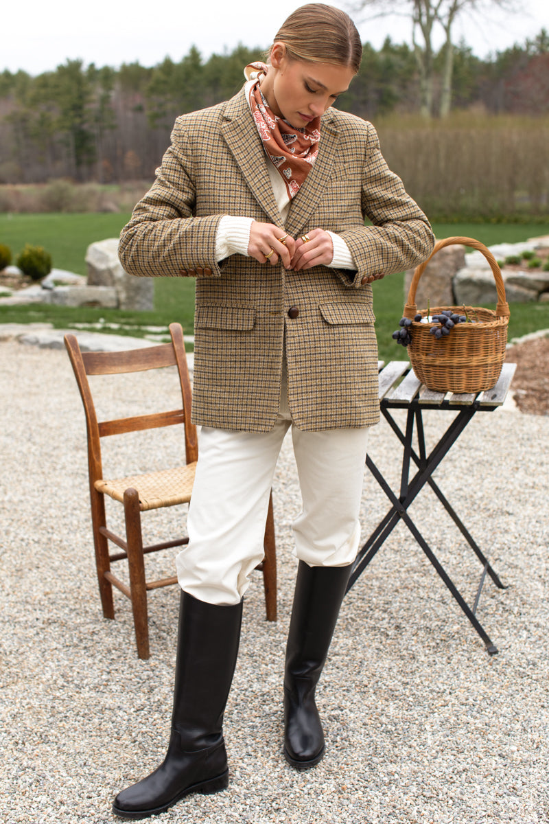 Atelier Blazer - Butterscotch Plaid