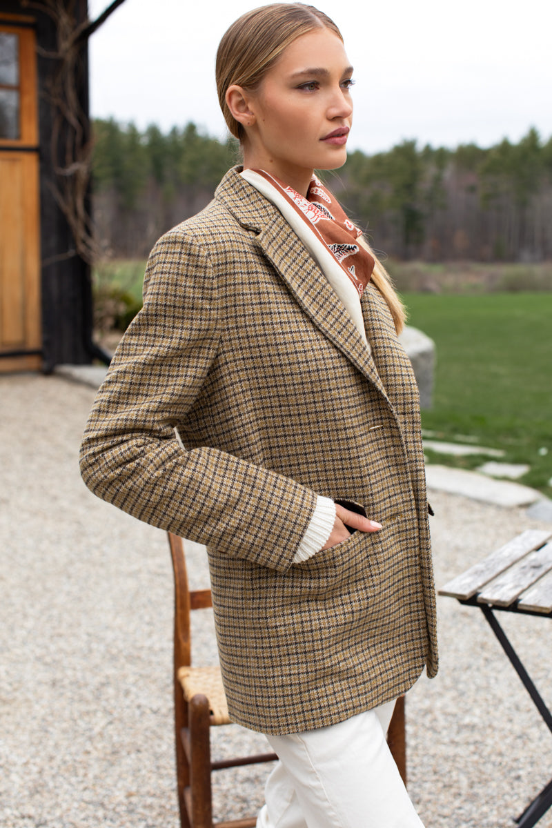 Atelier Blazer - Butterscotch Plaid