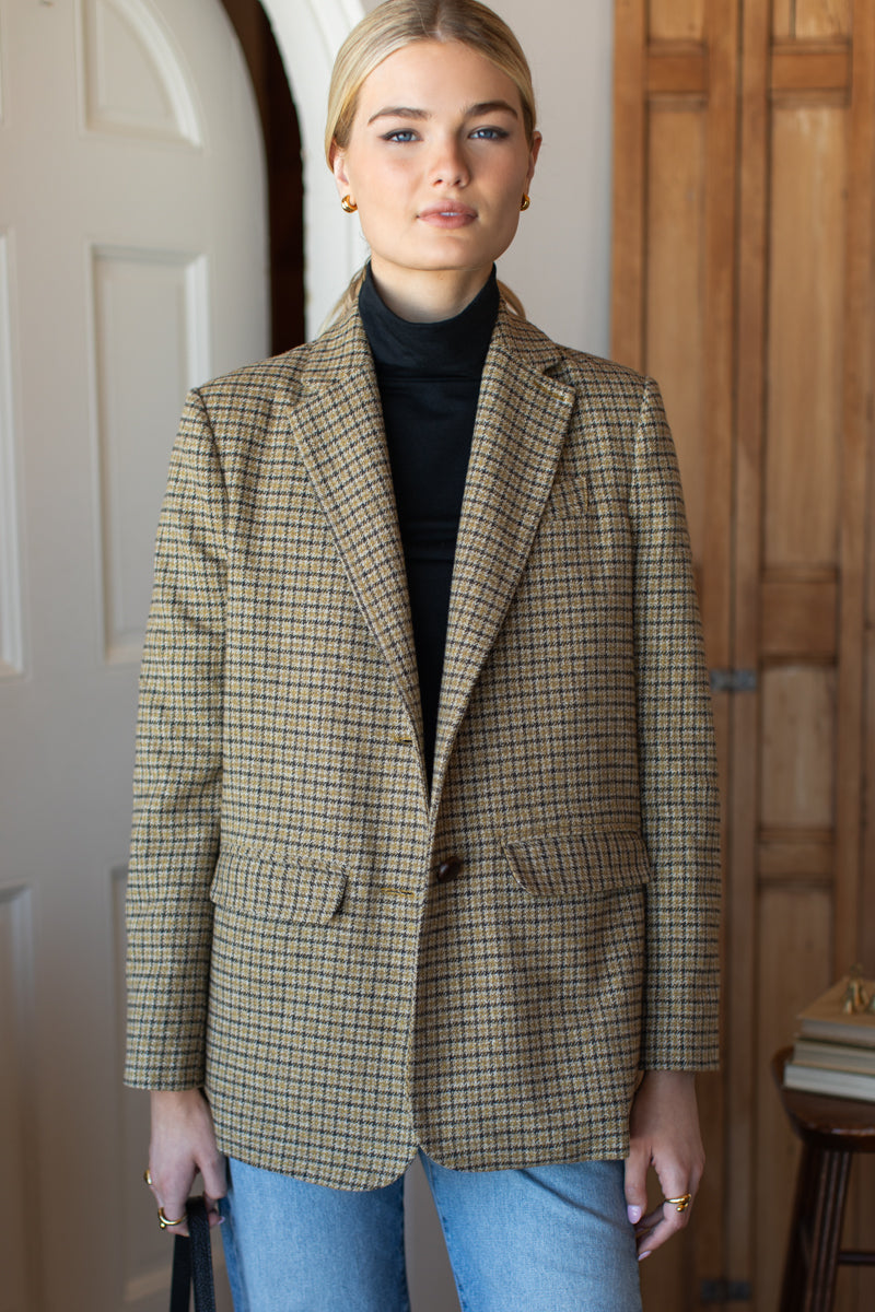 Atelier Blazer - Butterscotch Plaid