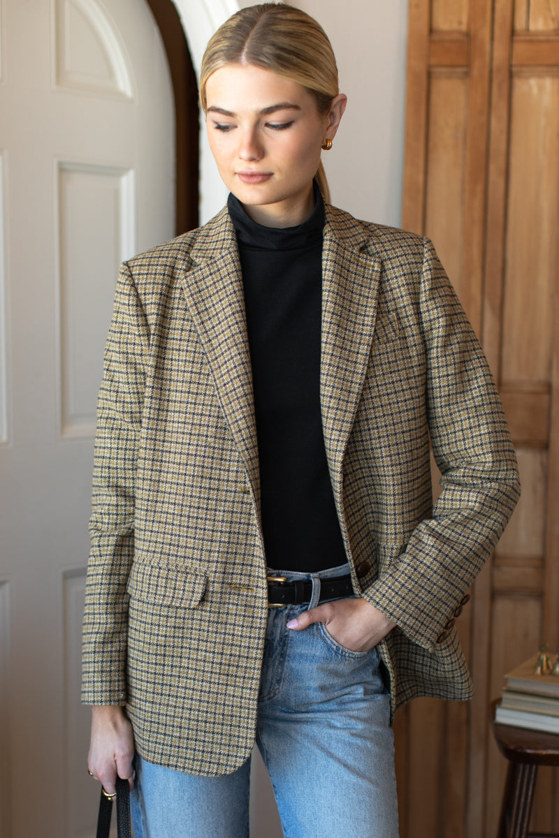 Atelier Blazer - Butterscotch Plaid